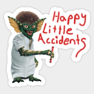 Happy little accidents Sticker